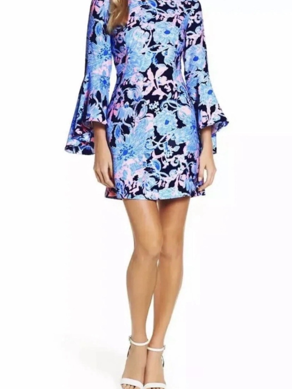 NWOT! Lilly Pulitzer Kayla Bell-Sleeve Shift Dress - Size 14